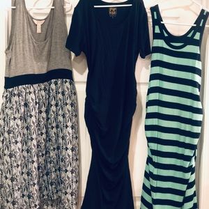 Maternity Summer dresses (bundle of 3)